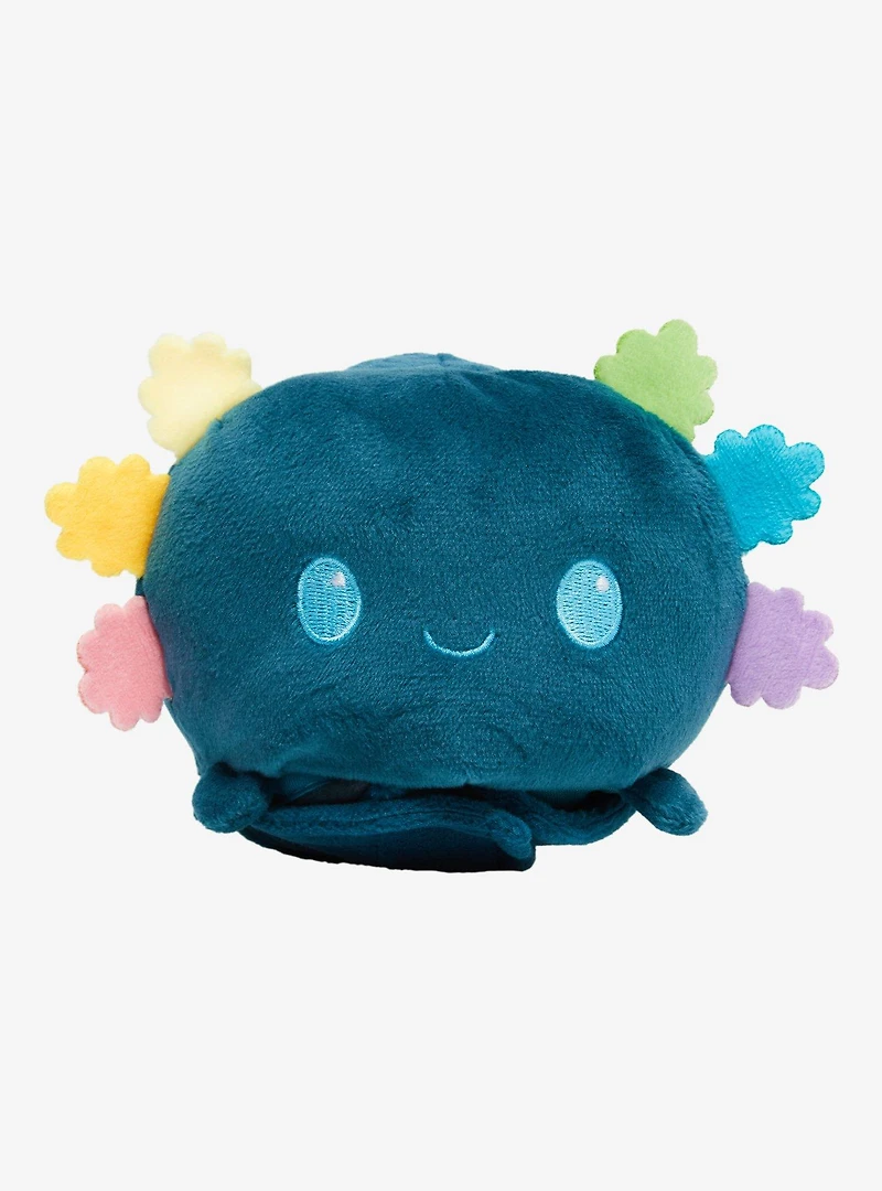 Rainbow Axolotl Plush Reusable Tote Bag