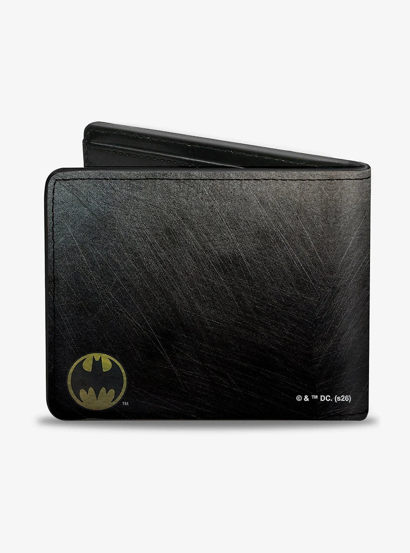 DC Comics Bat Signal Corner Weathered Bifold Wallet