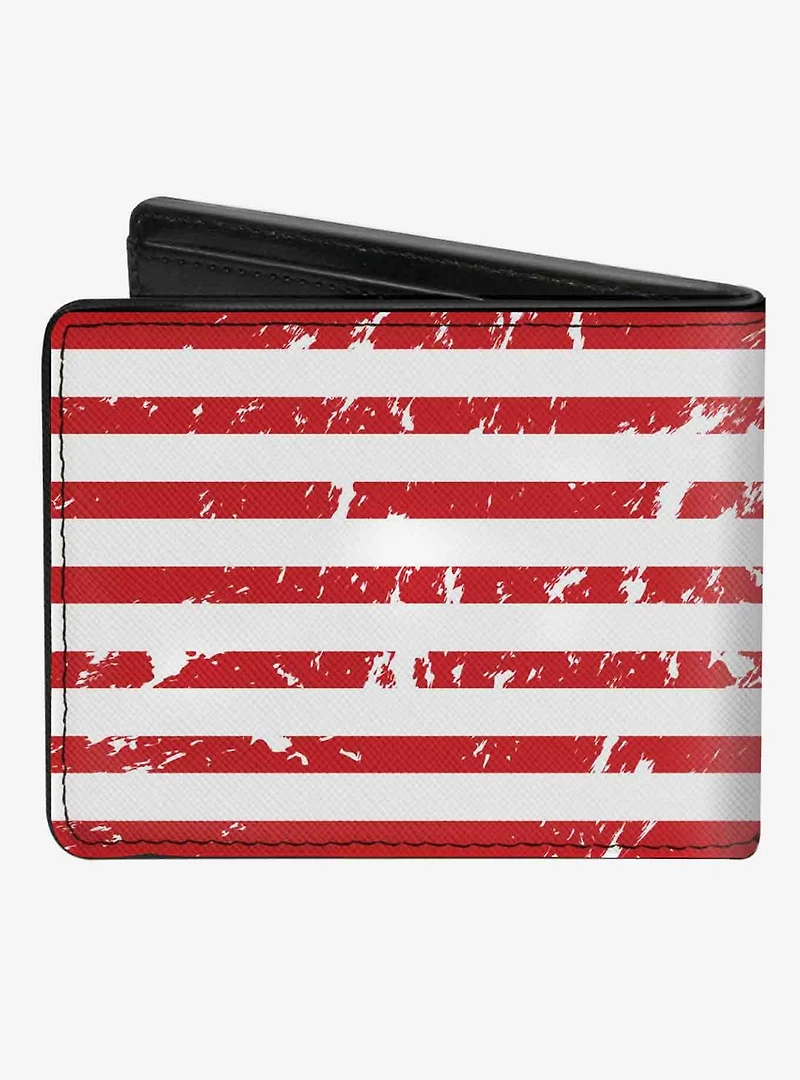 Ford Script Americana Flag Weathered Bifold Wallet