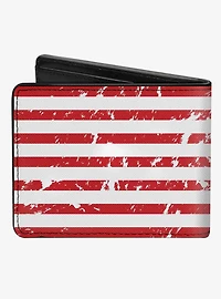 Ford Script Americana Flag Weathered Bifold Wallet