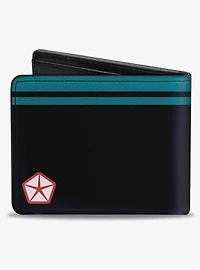 Mopar 1954 1958 Logo Chrysler Logo Top Stripe Bifold Wallet