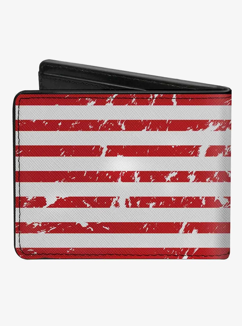 Chevrolet Bowtie Americana Flag Weathered Bifold Wallet
