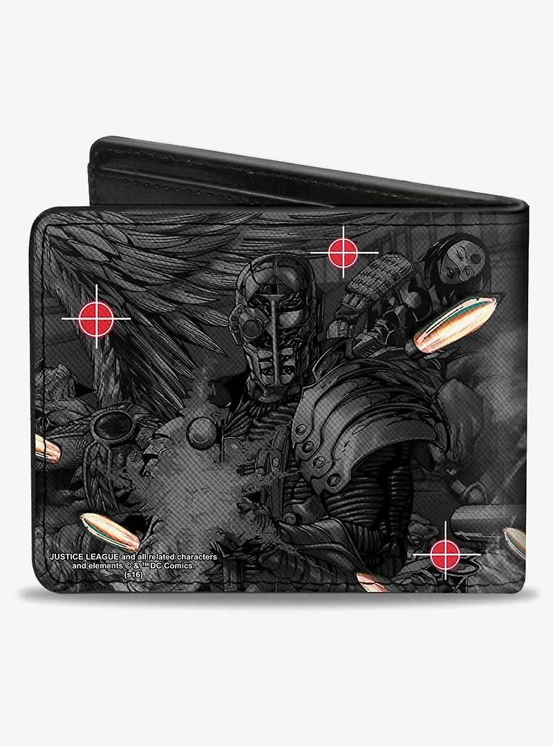DC Comics Deadshot JLA Issue 7.1 Point and Shoot Cover Targets Bullets Bifold Wallet