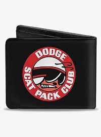 Dodge Scat Pack Club Bumblebee Logo Bifold Wallet