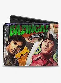 The Big Bang Theory Comic Book Bifold Wallet