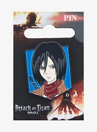 Attack on Titan Mikasa Portrait Enamel Pin - BoxLunch Exclusive
