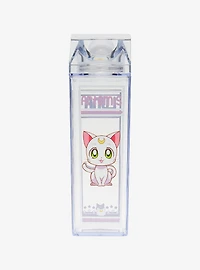 Sailor Moon Luna & Artemis Portrait Milk Carton Water Bottle