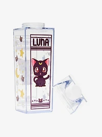 Sailor Moon Luna & Artemis Portrait Milk Carton Water Bottle