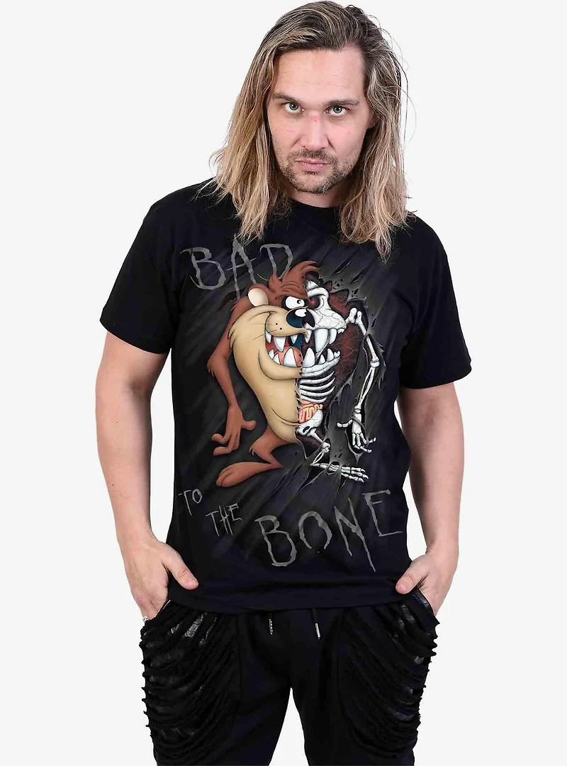 Looney Tunes Taz Bad 2 D Bone T-Shirt