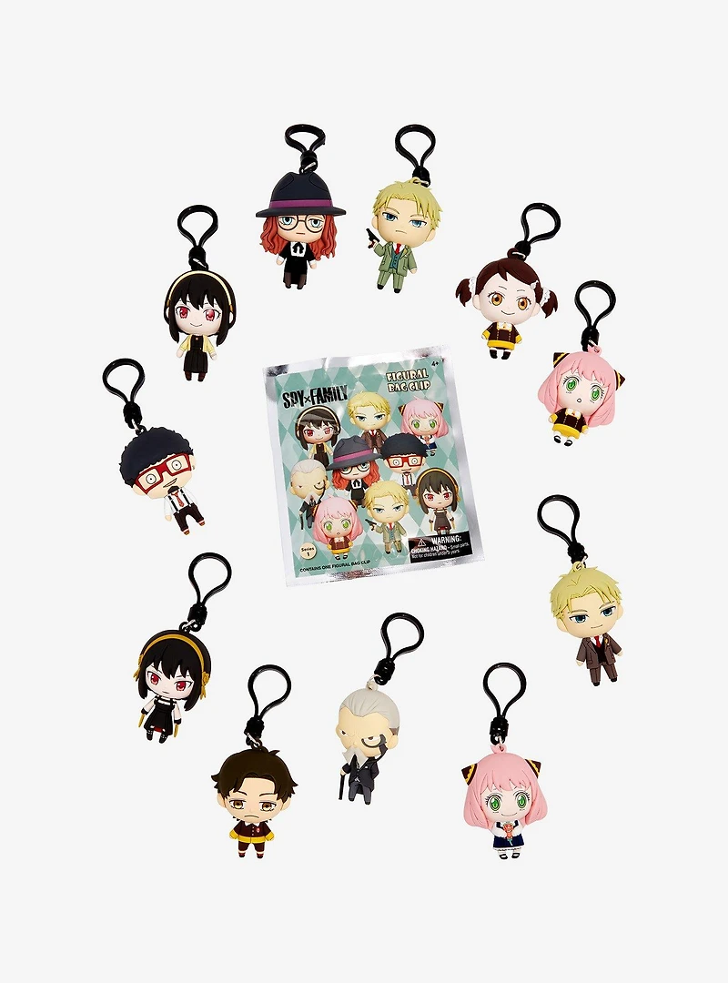 Spy x Family Characters Blind Bag Figural Bag Clip