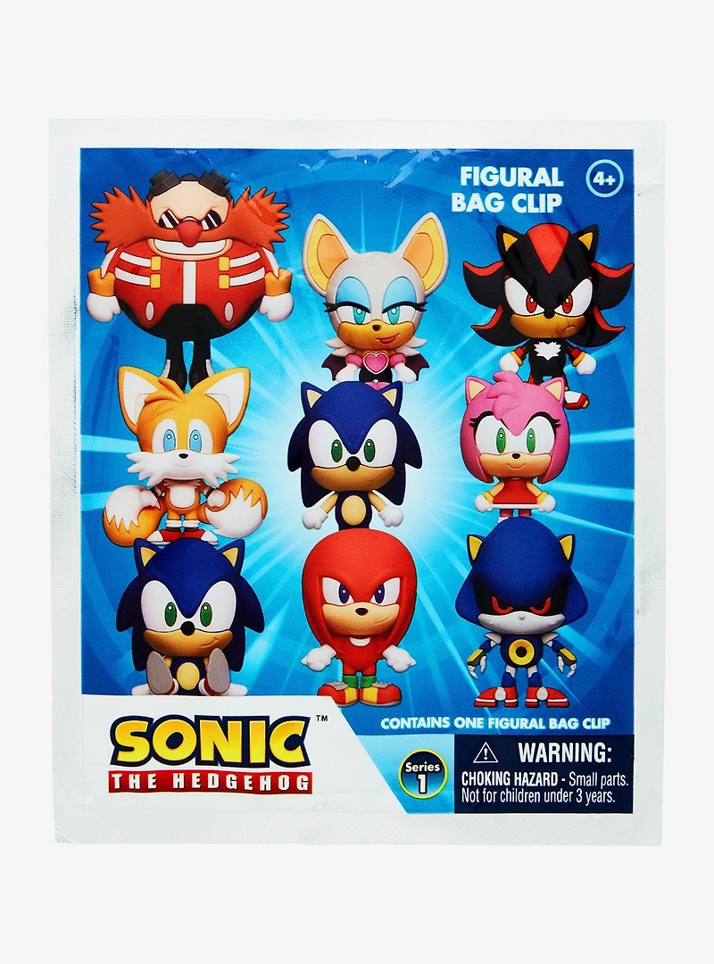 Sonic the Hedgehog Characters Blind Bag Figural Bag Clip