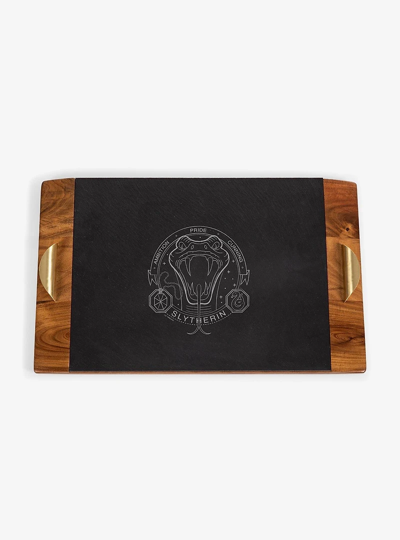 Harry Potter Slytherin Covina Acacia And Slate Serving Tray