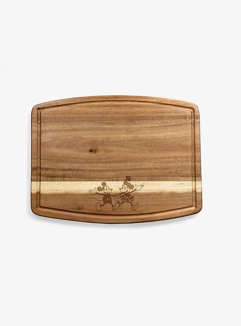Disney Mickey & Minnie Mouse Ovale Acacia Cutting Board