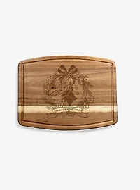 Star Wars The Mandalorian The Child Galaxy Greetings Ovale Acacia Cutting Board