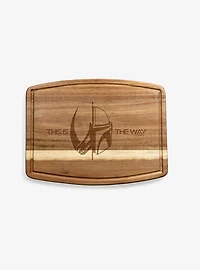 Star Wars The Mandalorian Ovale Acacia Cutting Board