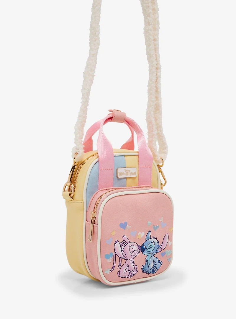 Disney Lilo & Stitch Multicolored Stitch & Angel Crossbody Bag - BoxLunch Exclusive