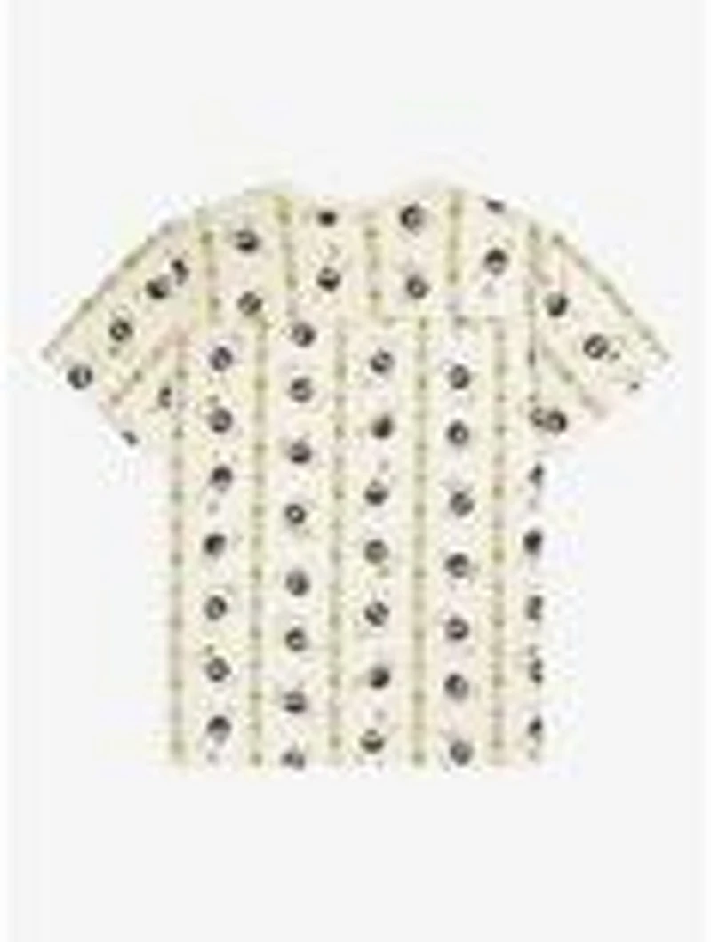 Studio Ghibli Spirited Away Soot Sprites Linear Allover Print T-Shirt