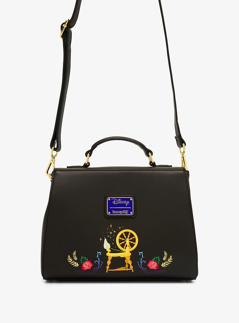 Loungefly Disney Sleeping Beauty Aurora Folkart Handbag - BoxLunch Exclusive
