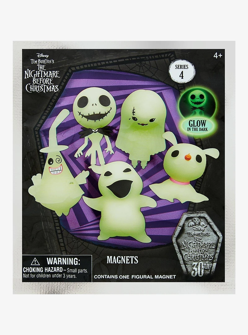 Disney The Nightmare Before Christmas 30th Anniversary Glow-in-the-Dark Blind Bag Figural Magnet - BoxLunch Exclusive
