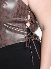 The Witcher Ciri Icons Lace-Up Girls Bustier Plus