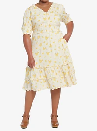 Her Universe Disney Mickey Mouse Citrus Allover Print Plus Dress