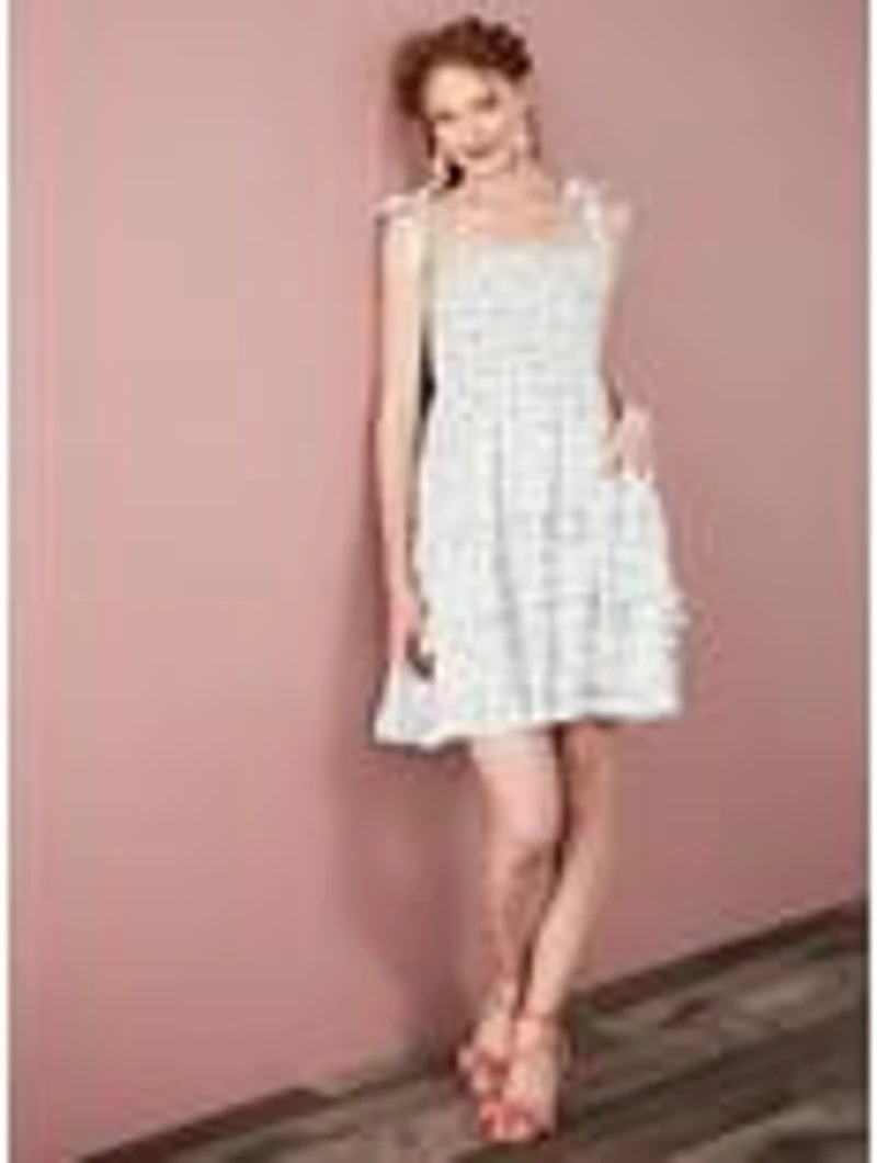 Her Universe Disney Alice Wonderland Gingham Icons Allover Print Tank Dress