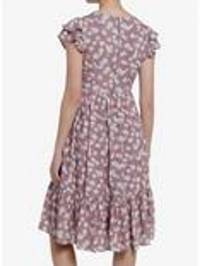 Her Universe Disney Princess Floral Sidekicks Allover Print Dress