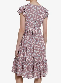 Her Universe Disney Princess Floral Sidekicks Allover Print Dress