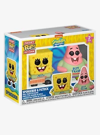Funko Pocket Pop! SpongeBob SquarePants Patrick & SpongeBob Best Friends Vinyl Keychain Set - BoxLunch Exclusive