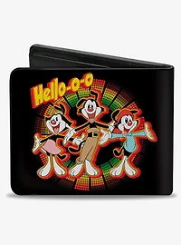 Animaniacs Hello Group Pose Bifold Wallet