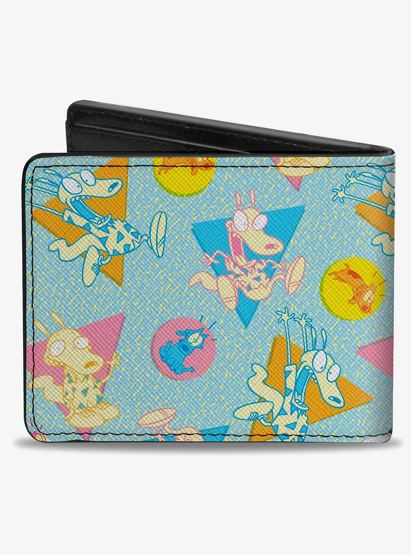 Rocko's Modern Life Rocko And Spunky Expressions Bifold Wallet