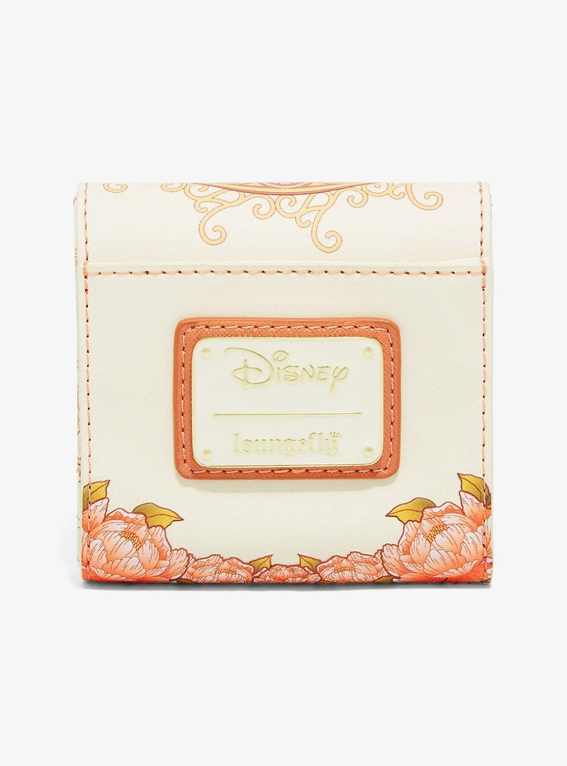 Loungefly Disney Princess Ornate Floral Group Portrait Small Wallet - BoxLunch Exclusive
