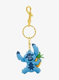 Loungefly Disney Lilo & Stitch Pineapple Stitch Figural Keychain - BoxLunch Exclusive
