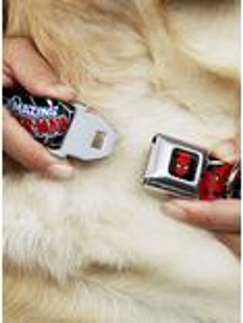 Marvel Spider-Man Action Seatbelt Buckle Pet Collar