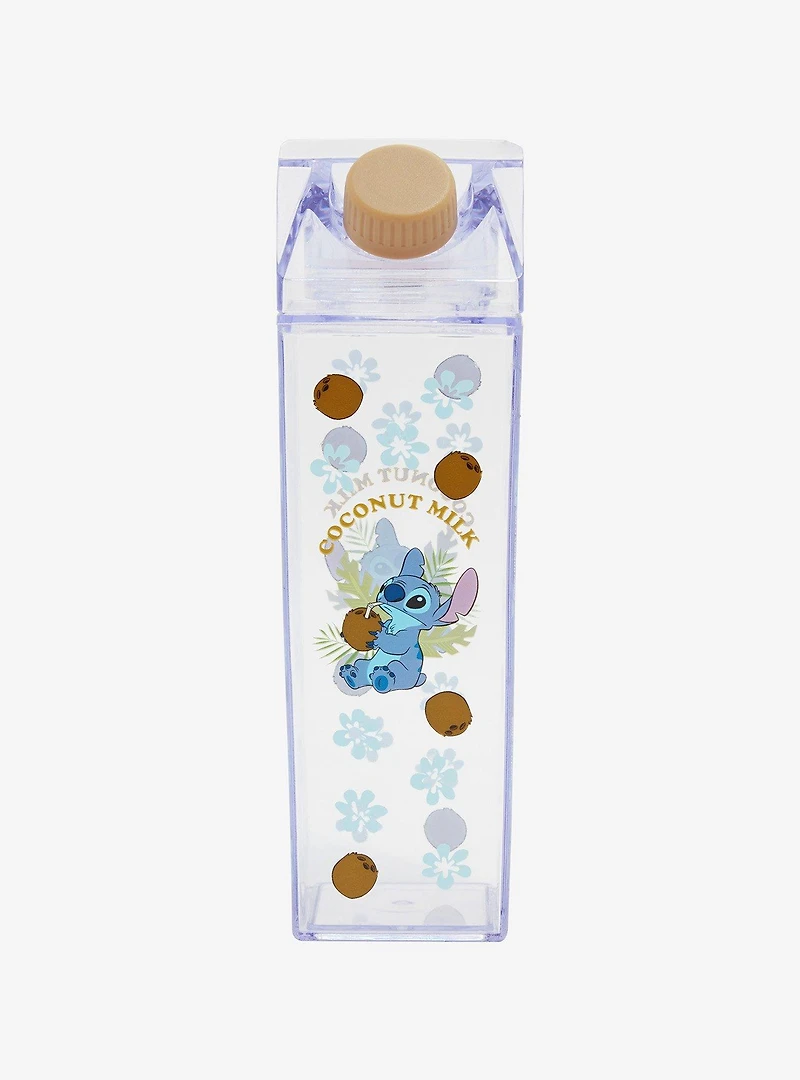 Disney Lilo & Stitch Coconut Milk Carton Water Bottle