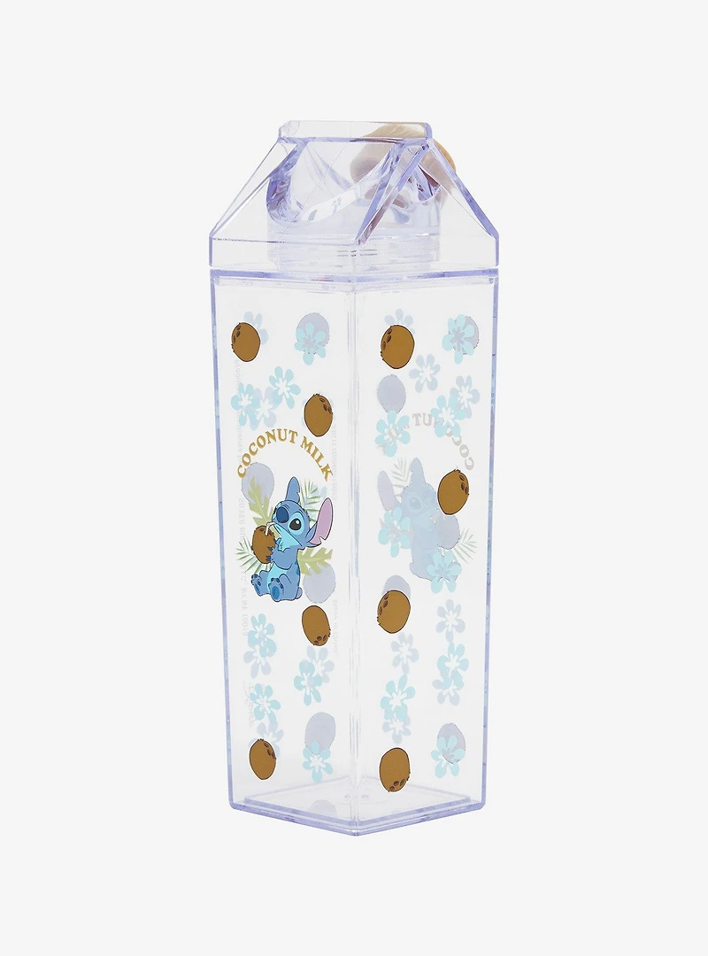 Disney Lilo & Stitch Coconut Milk Carton Water Bottle
