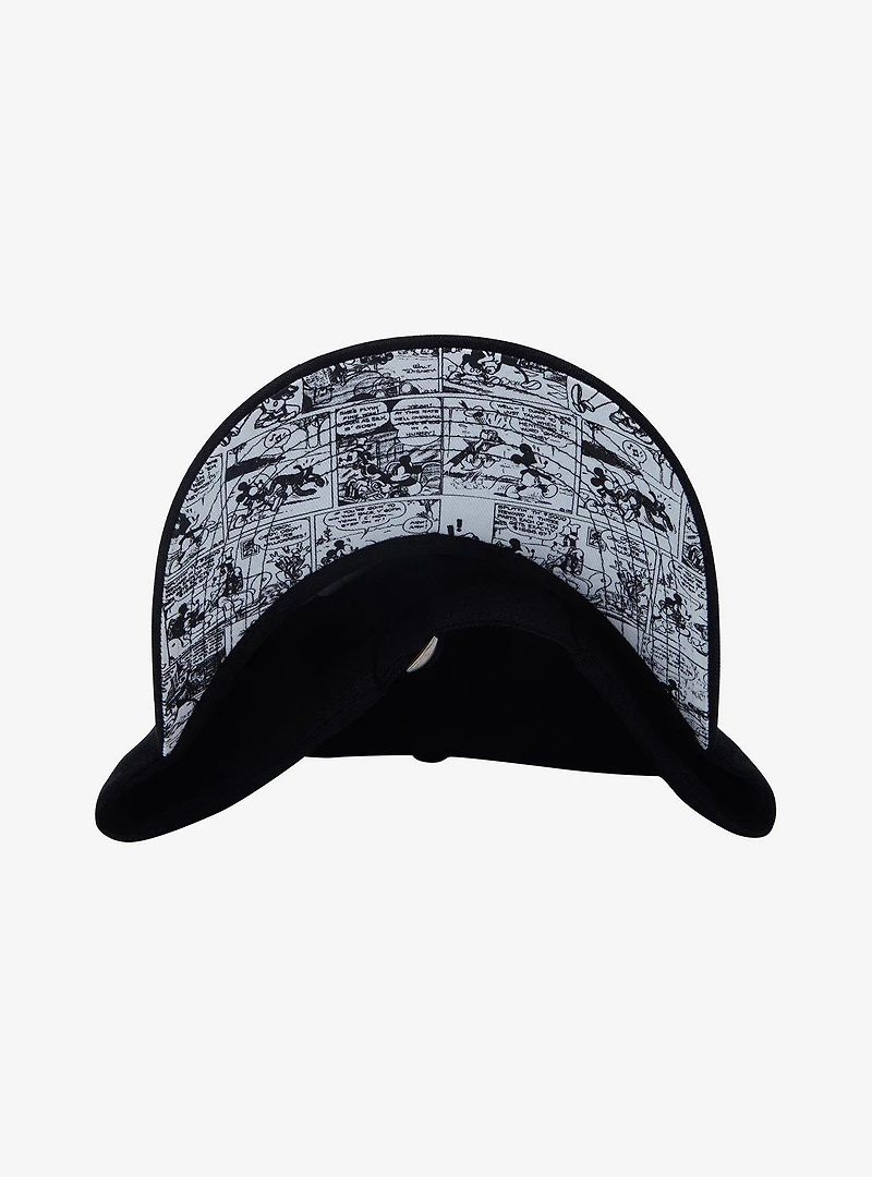 Disney Mickey Mouse And Friends Peeking Embroidered Dad Cap