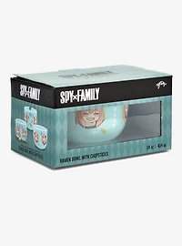 Spy x Family Anya Portraits Ramen Bowl with Chopsticks