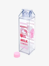 Sanrio Hello Kitty Strawberry Milk Carton Water Bottle