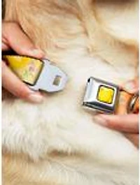 Disney Beauty And The Beast Enchanted Rose Story Script Seatbelt Buckle Pet Collar