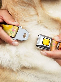 Disney Beauty And The Beast Enchanted Rose Story Script Seatbelt Buckle Pet Collar