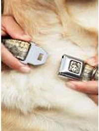 Disney Beauty And The Beast Belle Sketch Poses Seatbelt Buckle Pet Collar