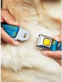 Disney Beauty And The Beast Story Script Seatbelt Buckle Pet Collar