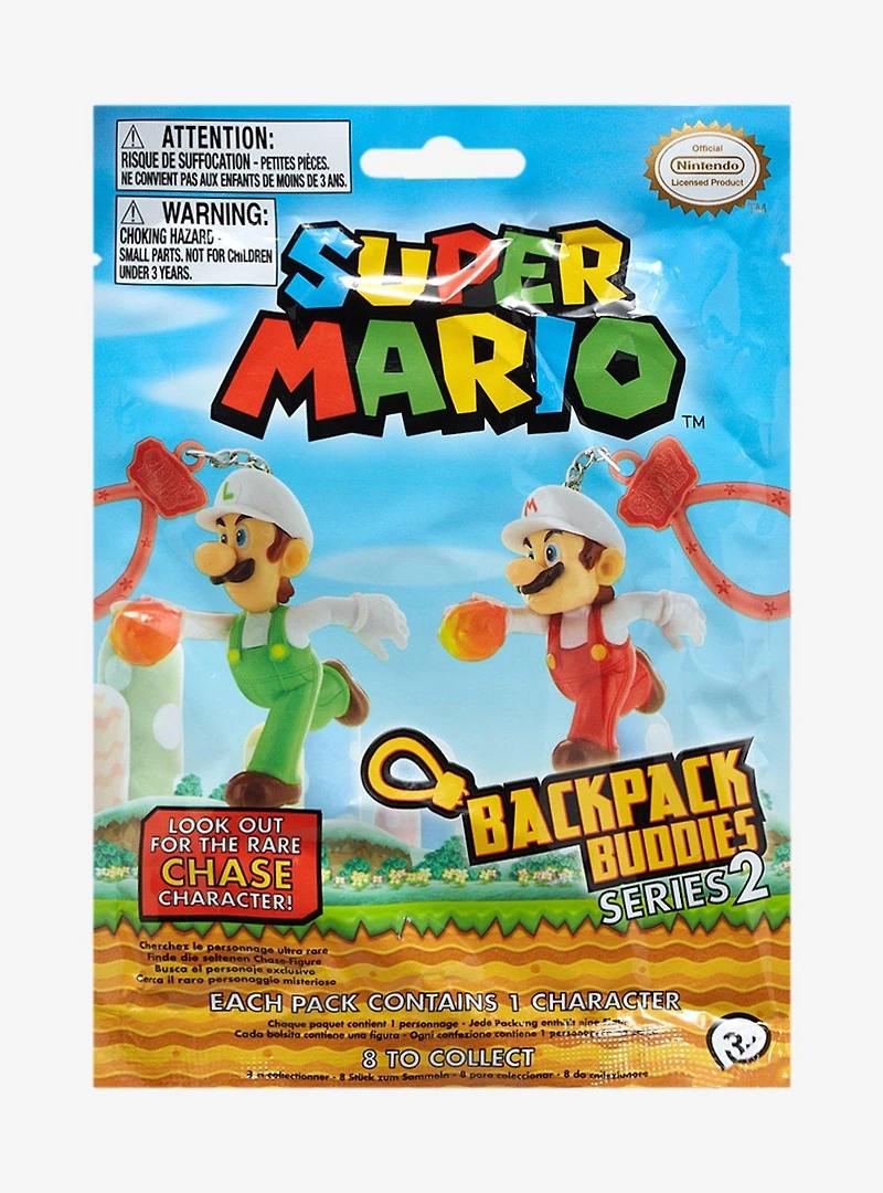 Nintendo Super Mario Characters Series 2 Blind Bag Keychain