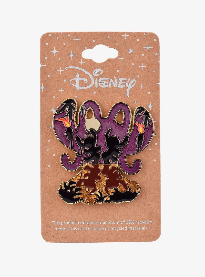 Disney Lilo & Stitch: The Series Angel & Stitch Dance Silhouette Enamel Pin - BoxLunch Exclusive