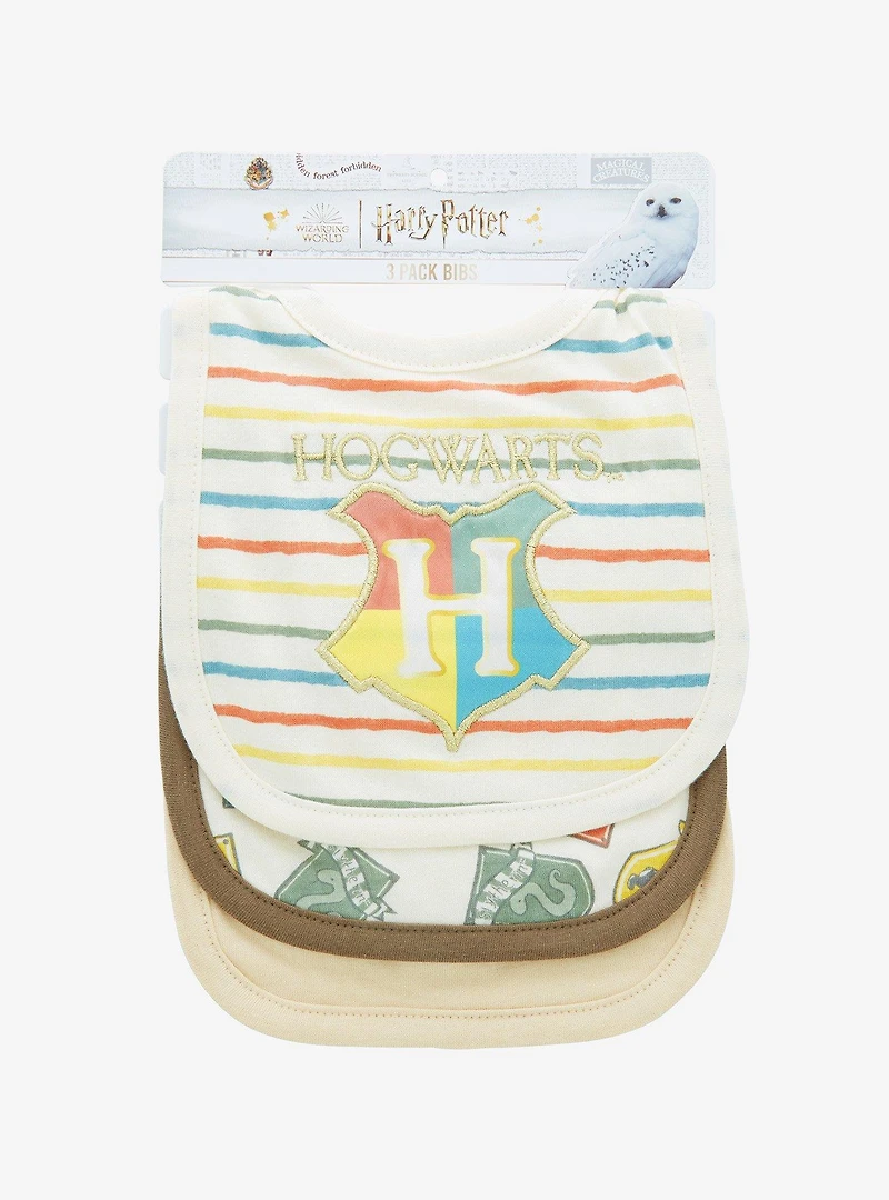Harry Potter Hogwarts Icons Bib Set - BoxLunch Exclusive