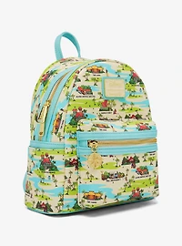 Loungefly Disney Lilo & Stitch Locations Allover Print Mini Backpack - BoxLunch Exclusive