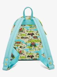 Loungefly Disney Lilo & Stitch Locations Allover Print Mini Backpack - BoxLunch Exclusive