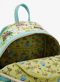 Loungefly Disney Lilo & Stitch Locations Allover Print Mini Backpack - BoxLunch Exclusive