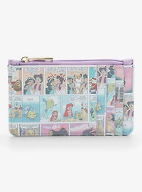 Disney Princesses Comic Art Allover Print Cardholder - BoxLunch Exclusive